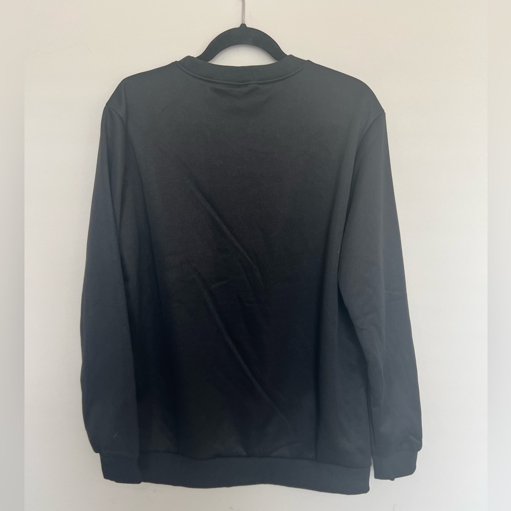 Faith sweatshirt black fleece interior Size L - Picture 3 of 5